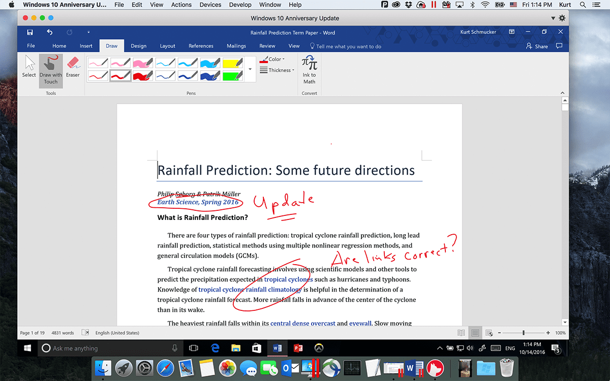 Microsoft word not running on mac
